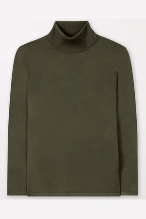 Luisa Cerano Wool Blend Turtleneck Jumper In Bamboo 188340 5903 Col 0361 - 12/38