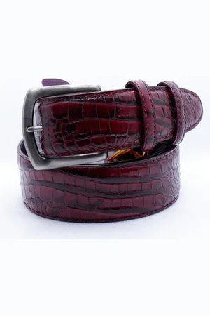 Elliot Rhodes Coco Jenny Mock Croc Belt - 36" Waist