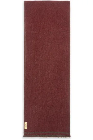 Burrows & Hare Cashmere & Merino Wool Scarf - Herringbone