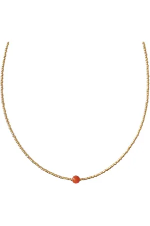 A Beautiful Story Flora Carnelian Necklace