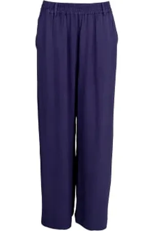 Black Colour Wide Leg Pant - - M/l