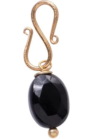 A Beautiful Story Onyx Gold Plated Faceted Gemstone Pendant