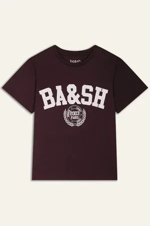 Bash Bordeaux Ioni Varsity T-shirt - Bordeux / 1