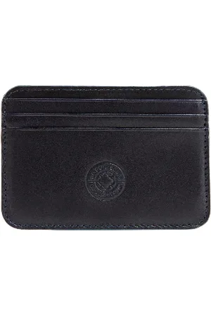LA PORTEGNA Navy Humphrey Wallet - Blue, Leather