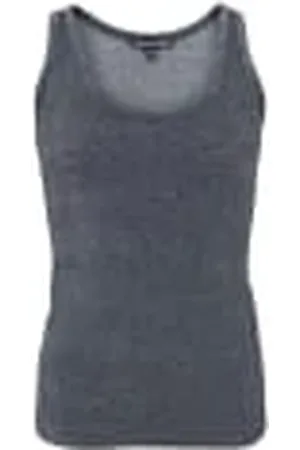 Black Colour Lurex Top - Steel Grey - S/m