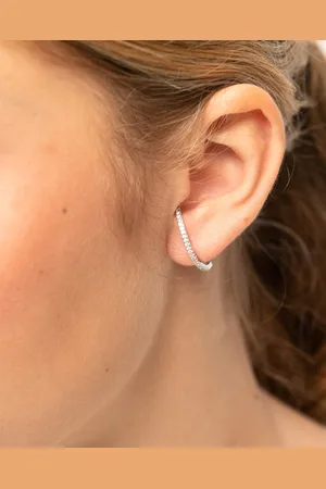 Ariane Jewels Pendientes Hepburn Plata - U