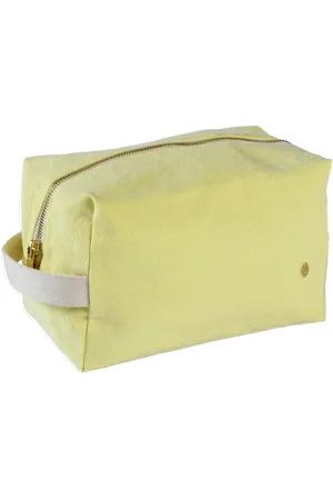 La cerise sur le gâteau Large Water Resistant Cotton Wash Bag, Sunshine
