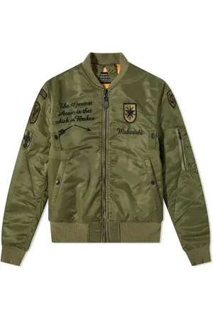Maharishi Vintage Patch Ma-1 Flight Jacket - S