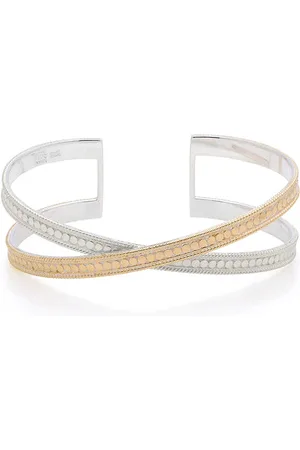 Anna Beck Classic Cross Cuff - Silver &