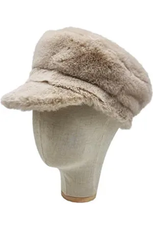 NOOKI DESIGN Apollo Fur Cap - One / Mink / !00% Fake Fur; Lining:100% Polyester