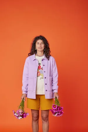 GRAINE CLOTHING Veste Violette - L