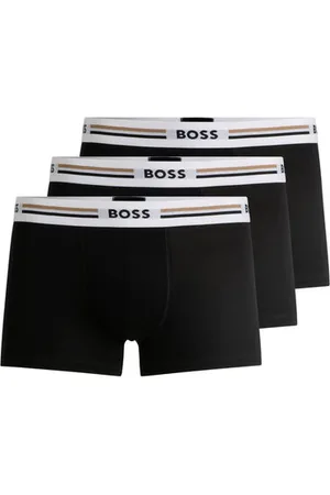 HUGO BOSS 3-pack Of Stretch Trunks With Signature Stripe Waistbands 50492200 001 - S