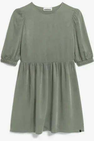Armedangels Roseaa Dress Grey Green - Xs