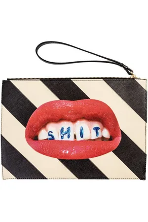 SELETTI Borsa A Mano Toiletpapert Cm 28x20x2 Stripes Shit Art. 02585
