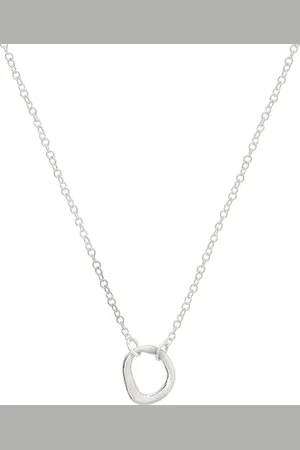 A Weathered Penny Sculpted Circle Chain