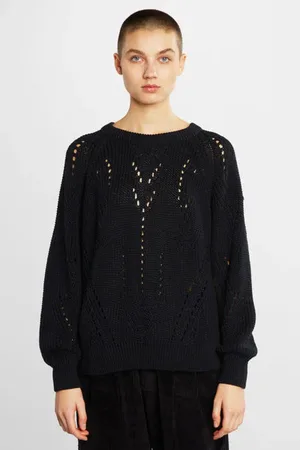 Dedicated Ockelbo Pointelle Knit Sweater - Xs