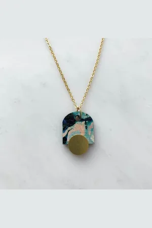 Mica Peet Necklace Mini Arc Pastel On Chain