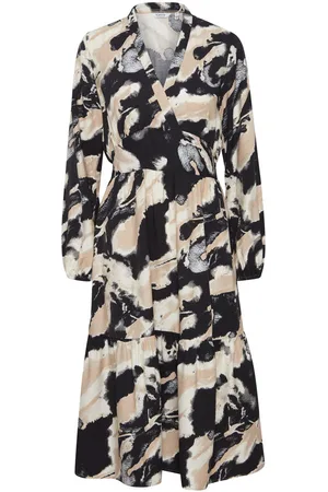 B YOUNG Byihamma Long Dress Birch - Uk 8