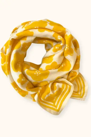 Apaches Big Foulard Latika Flora Bold Citron