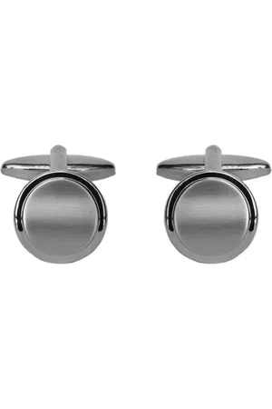 Dalaco Round Cufflinks - Brushed
