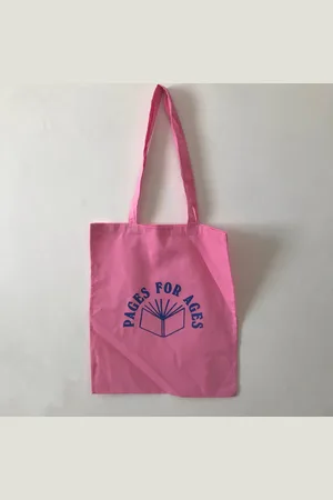 ANNUAL STORE Pages For Ages Tote Bag - Blossom /
