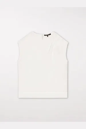 Luisa Cerano Techno Silk Top Milk - Uk 10