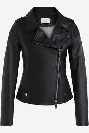 Oui Leather Jacket - 10/36