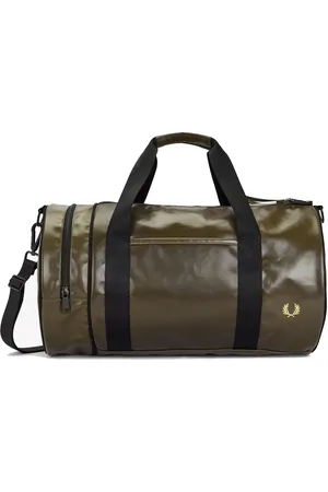 Fred Perry Tonal Barrel Bag Uniform Green &
