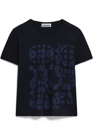 Armedangels Maarla Flower Powaa T-shirt Night - S