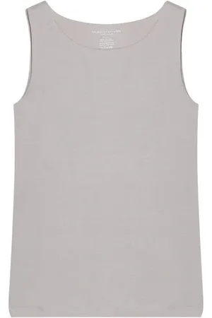 cashmere-fashion-store Majestic Filatures Viskose-mix Top U-boot Ausschnitt - S / Sand