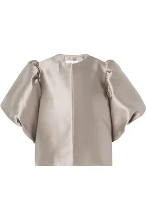 By Malina Steel Grey Cleo Blouse - Steel / Xs