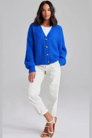 Cape Cove Sirena Italian Cardigan By - Icy Blue / L
