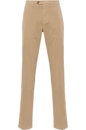 CANALI - Chinos In Garment Dyed Cotton Microtwill - 91633-pt00452-726 - 48 (32w)
