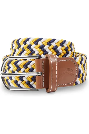 Burrows & Hare One Size Woven Belt - , White & Navy