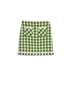 Sister Jane Nana Tweed Mini Skirt - Prairie - S