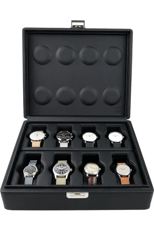 Scatola del Tempo Valigetta 8 - Leather Watch Case For Eight Watches