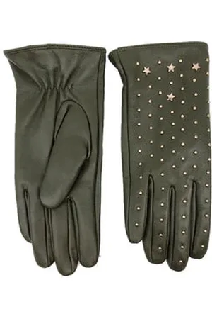 NOOKI DESIGN Tishan Studded Gloves- - Sm / / 100% Leather/100% Polyester Lining