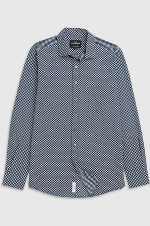 Rodd & Gunn Rodd And Gunn - Seaward Downs Sports Fit Shirt In Midnight Lp6265 - M
