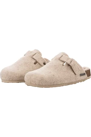 Shepherd of Sweden Wool Felt Hilma Slipper With Sheepskin Lining - - Eu37 (Uk4)