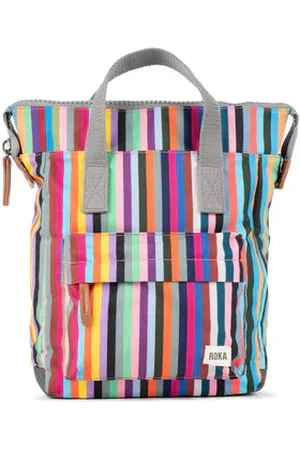 Rôka Bantry B Small Recycled Canvas Backpack - Stripe