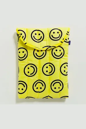 Baggu Puffy Laptop Sleeve 13" - Laptop Tasche Happy - 13/14