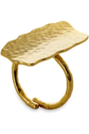 Nkuku Huron Hammered Ring Band - One Size
