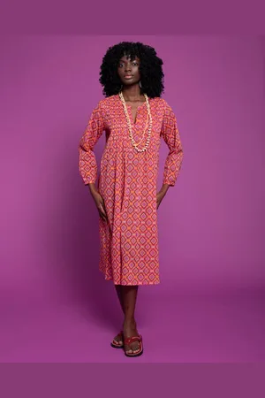 Les Touristes De Paris Capi Cotton Dress - Famara