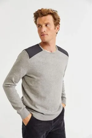 ECOALF Grey Charles Pull Melange - L