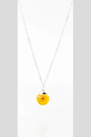 Botanic Isles Buttercup Resin Sphere Necklace
