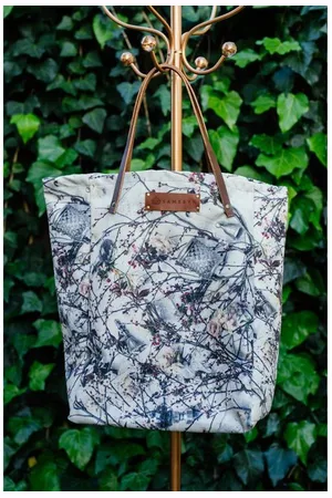 Botanical Boys Shopper Tote Blushing Bloom