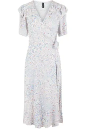 Y.A.S Liny Floral Midi Wrap Dress - Xs/ Uk6