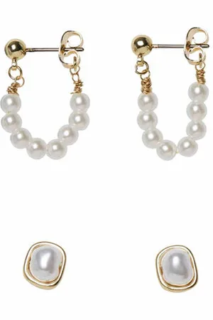 Pieces® Pearl Two Piece Earring Set