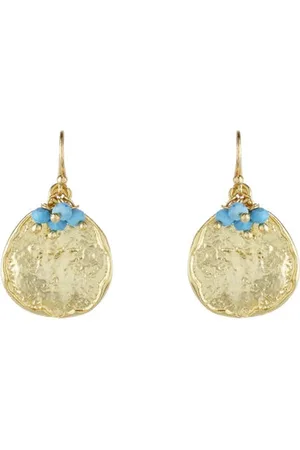 Ashiana Solange Earrings In With Turquoise