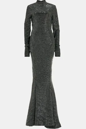 Essentiel Antwerp Equina Mermaid Sequin Dress - 1 / Black Combo / Female